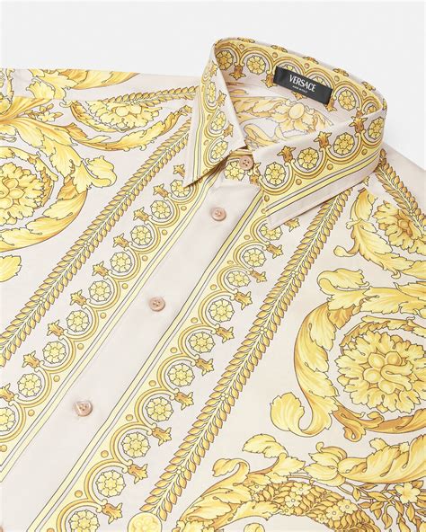 versace barocco jacket|Versace barocco silk shirt.